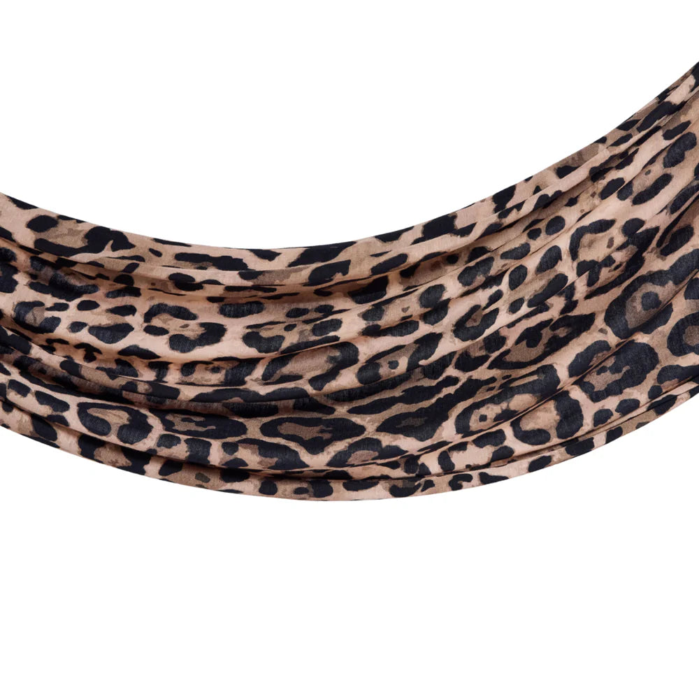 Leopard Printed Chiffon Hijab