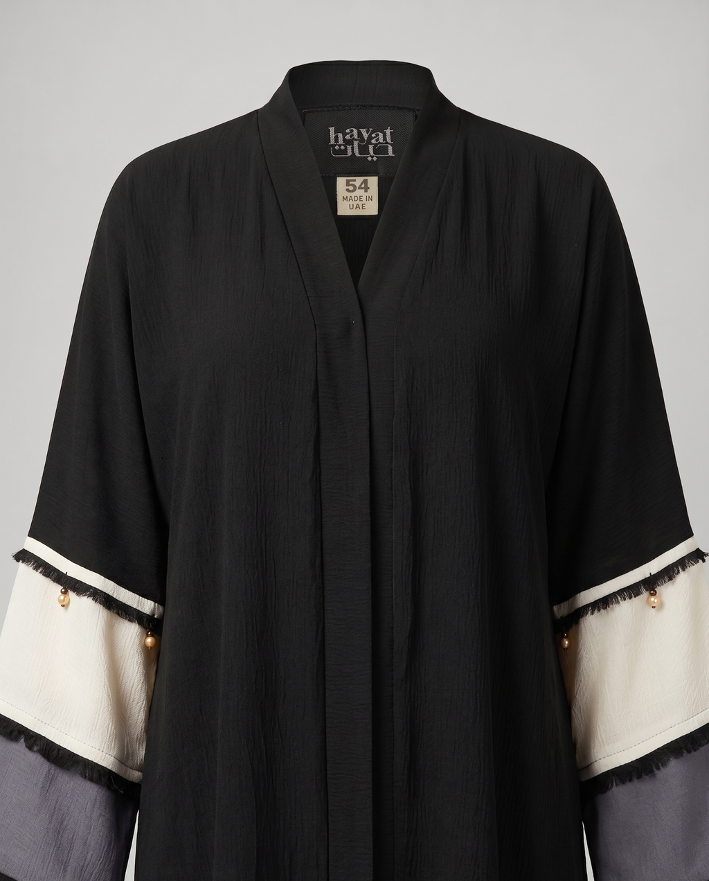 Trendy Color-Block Abaya UAE