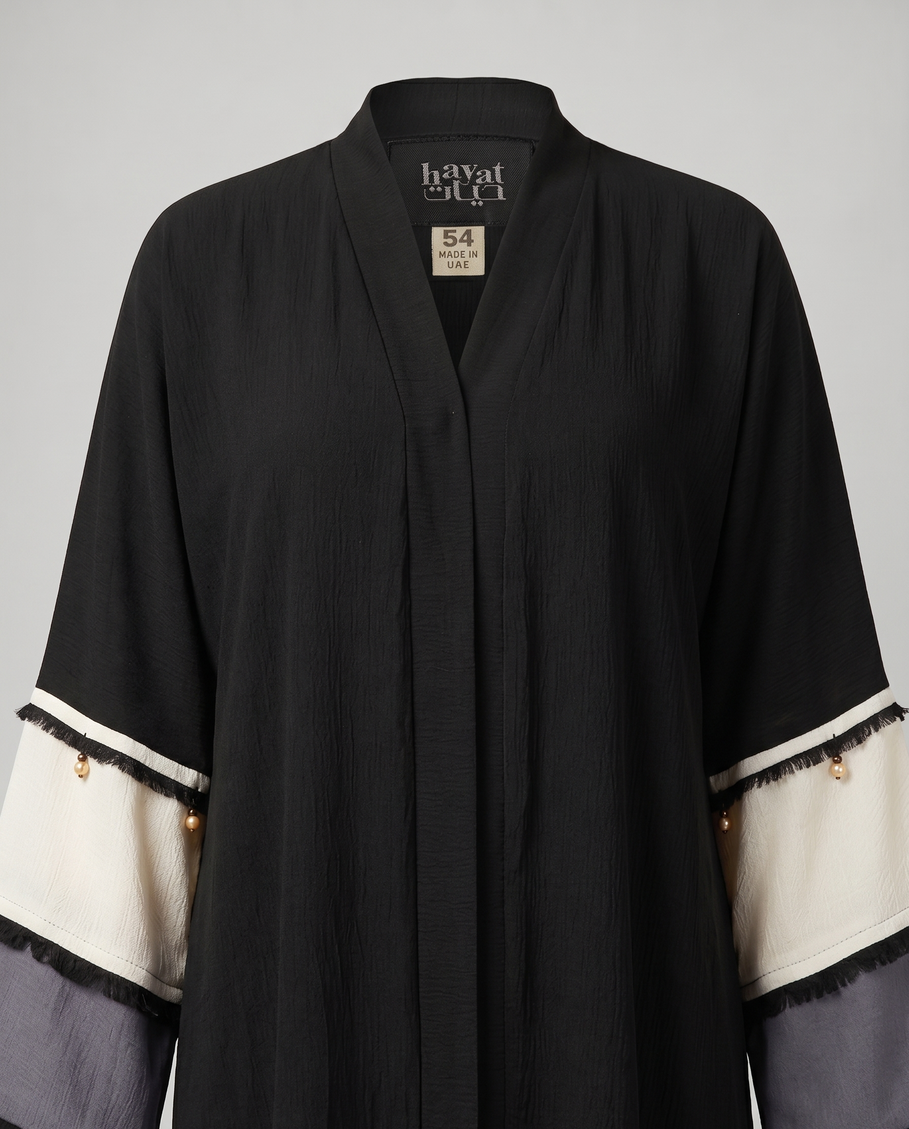Trendy Color-Block Abaya UAE