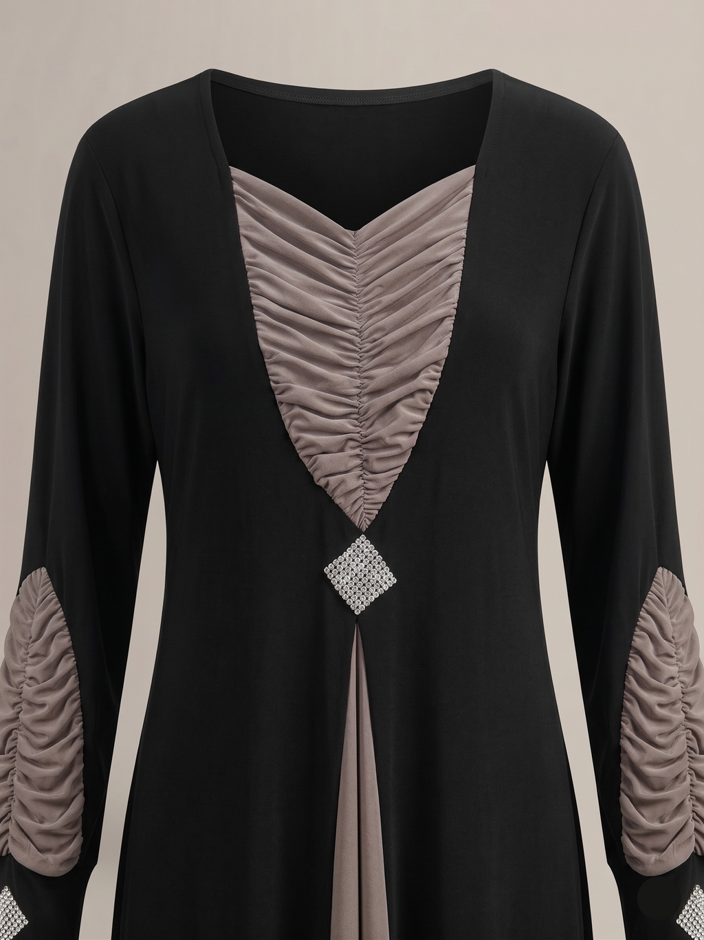 Jersey Ruched Abaya | Maryam's Collection