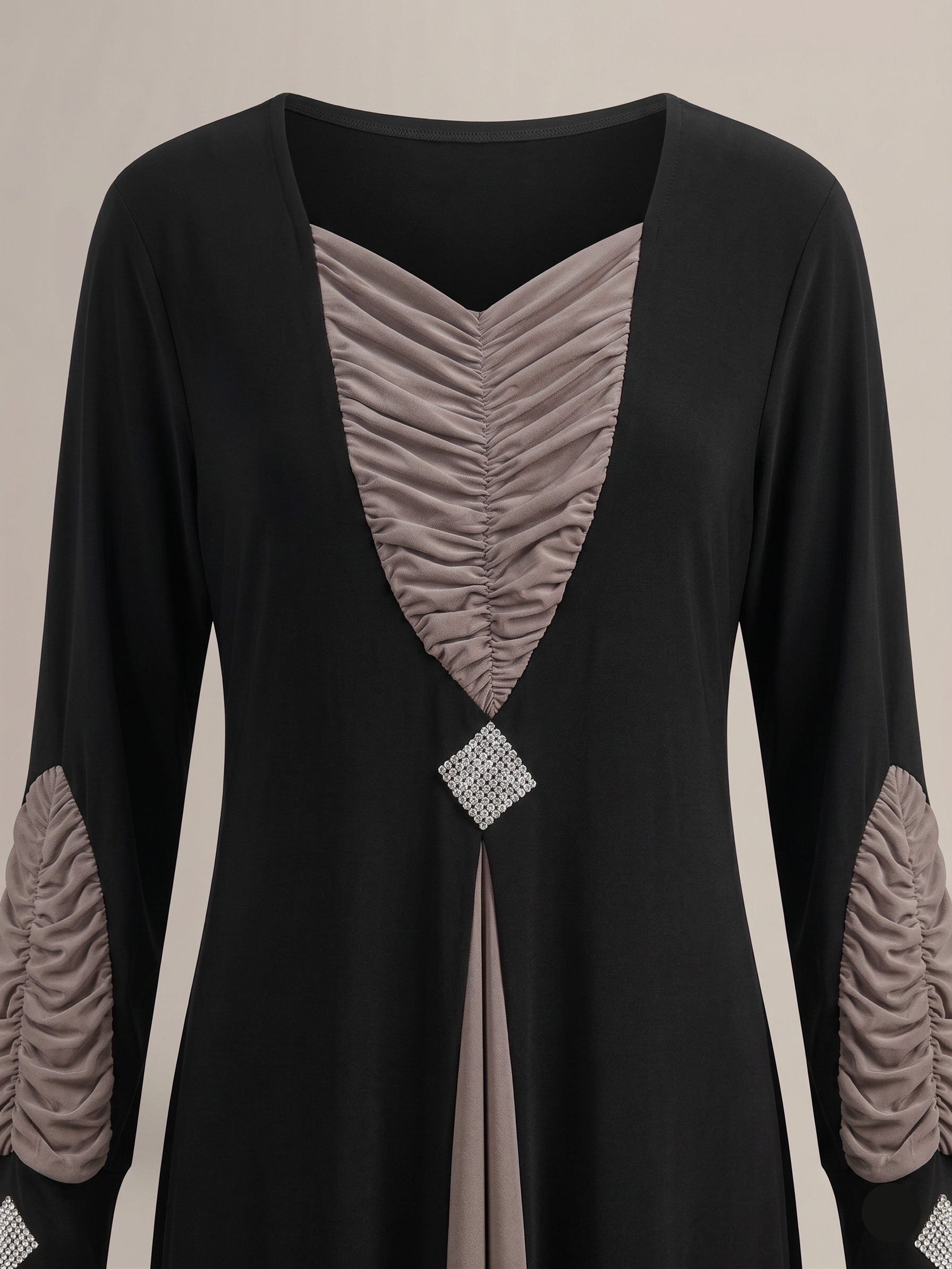Jersey Ruched Abaya | Maryam's Collection