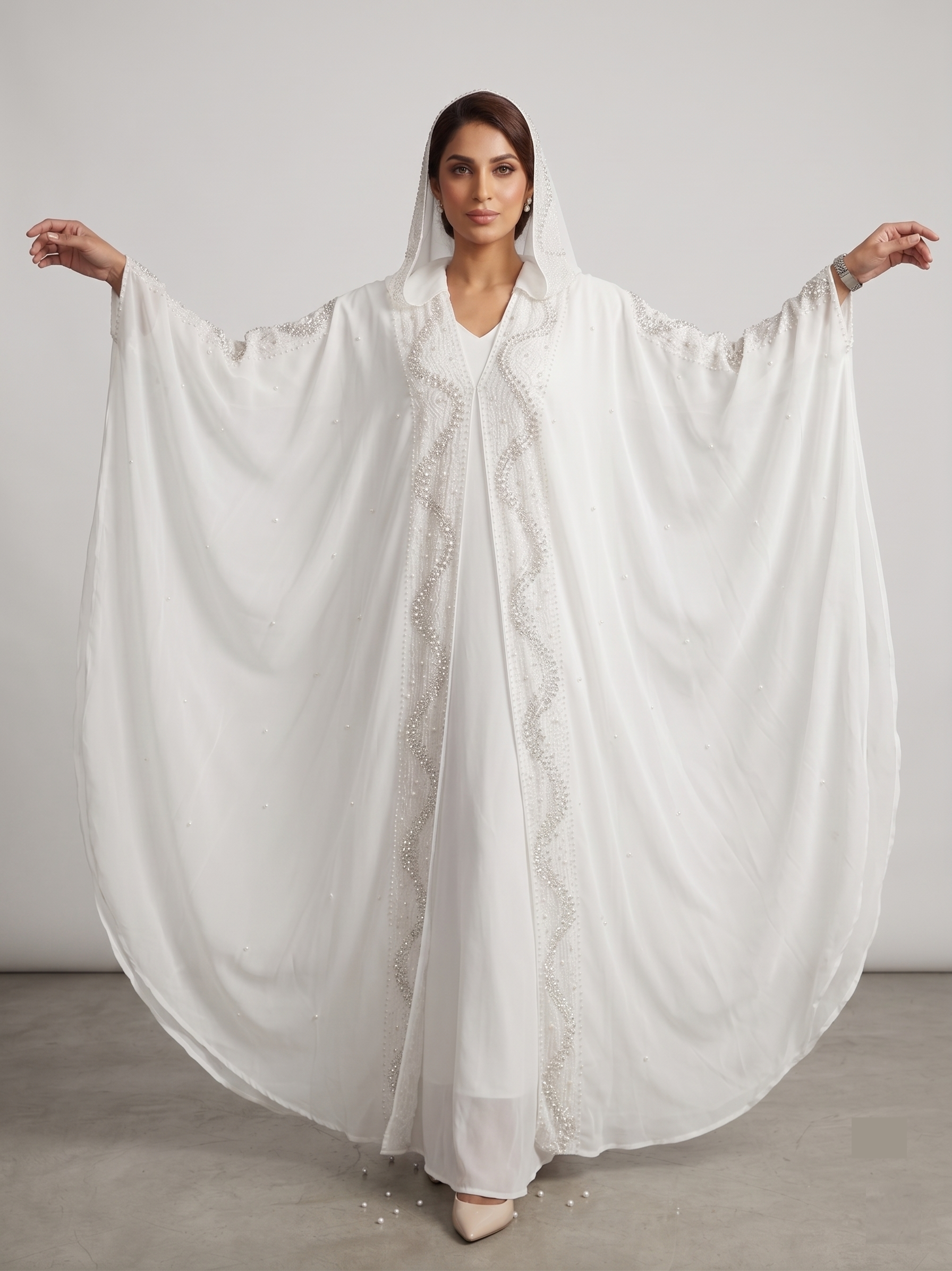 Noor Chiffon Cape Abaya
