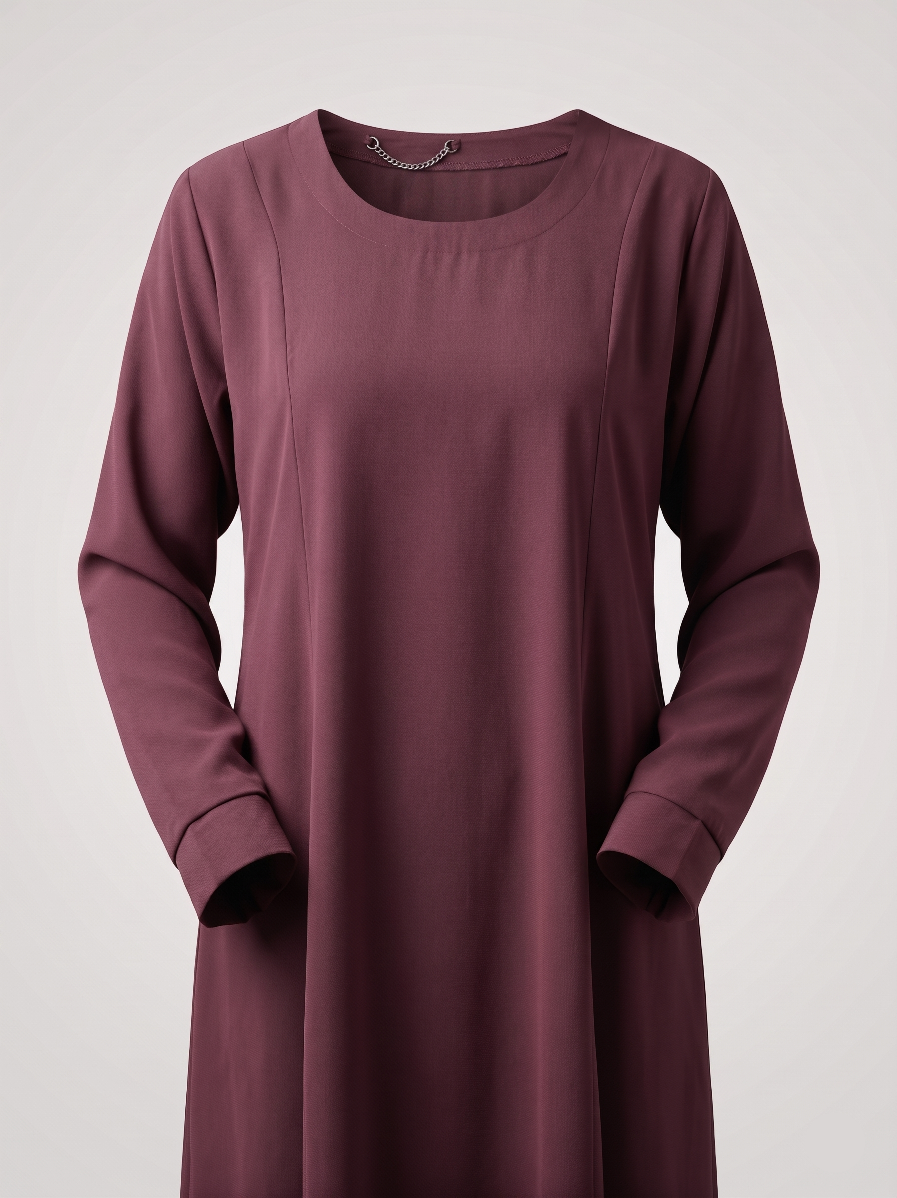 Plum Panel Abaya