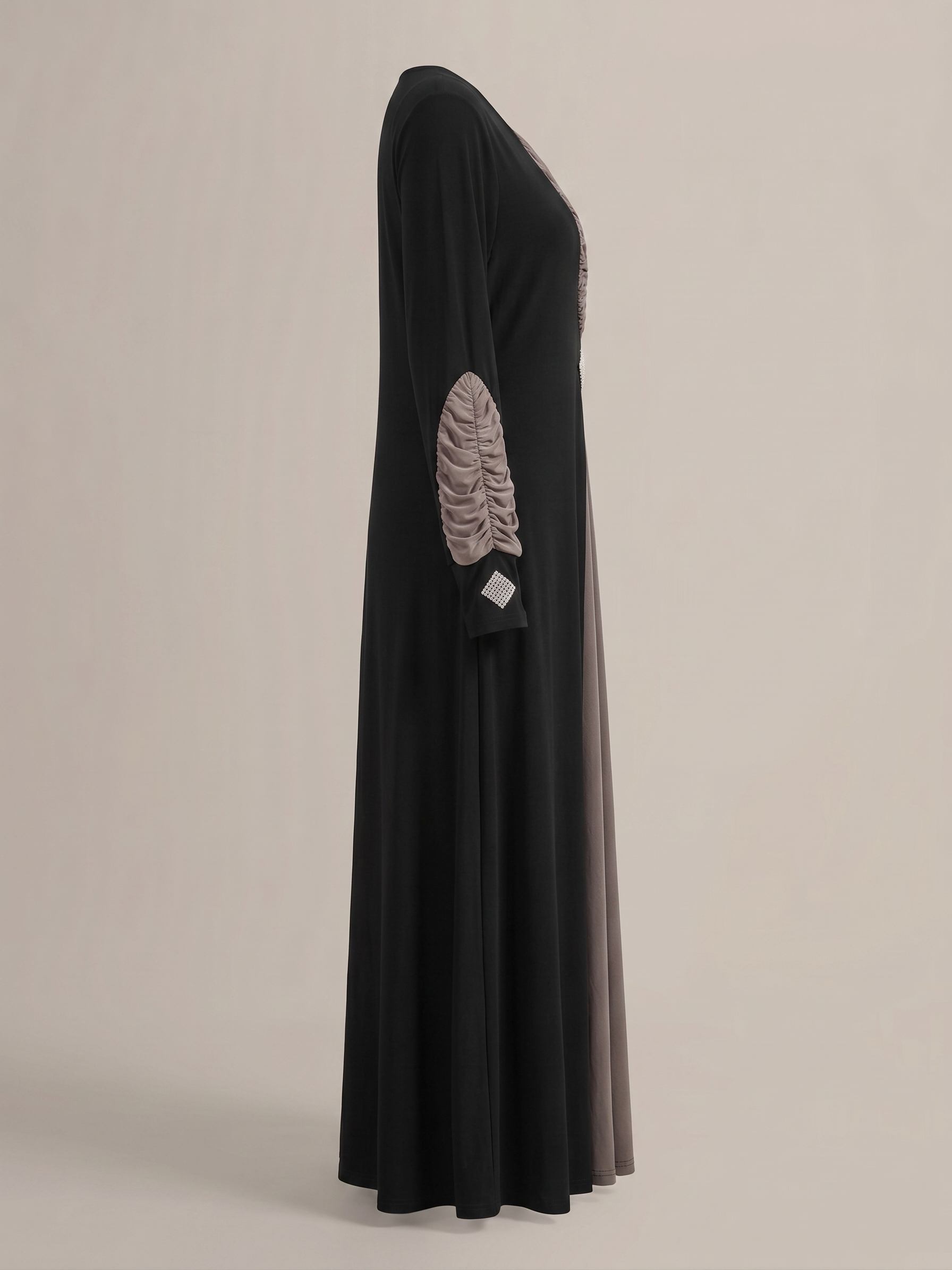 Jersey Ruched Abaya | Maryam's Collection