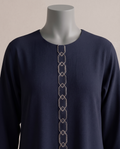 Black Embroidered Abaya