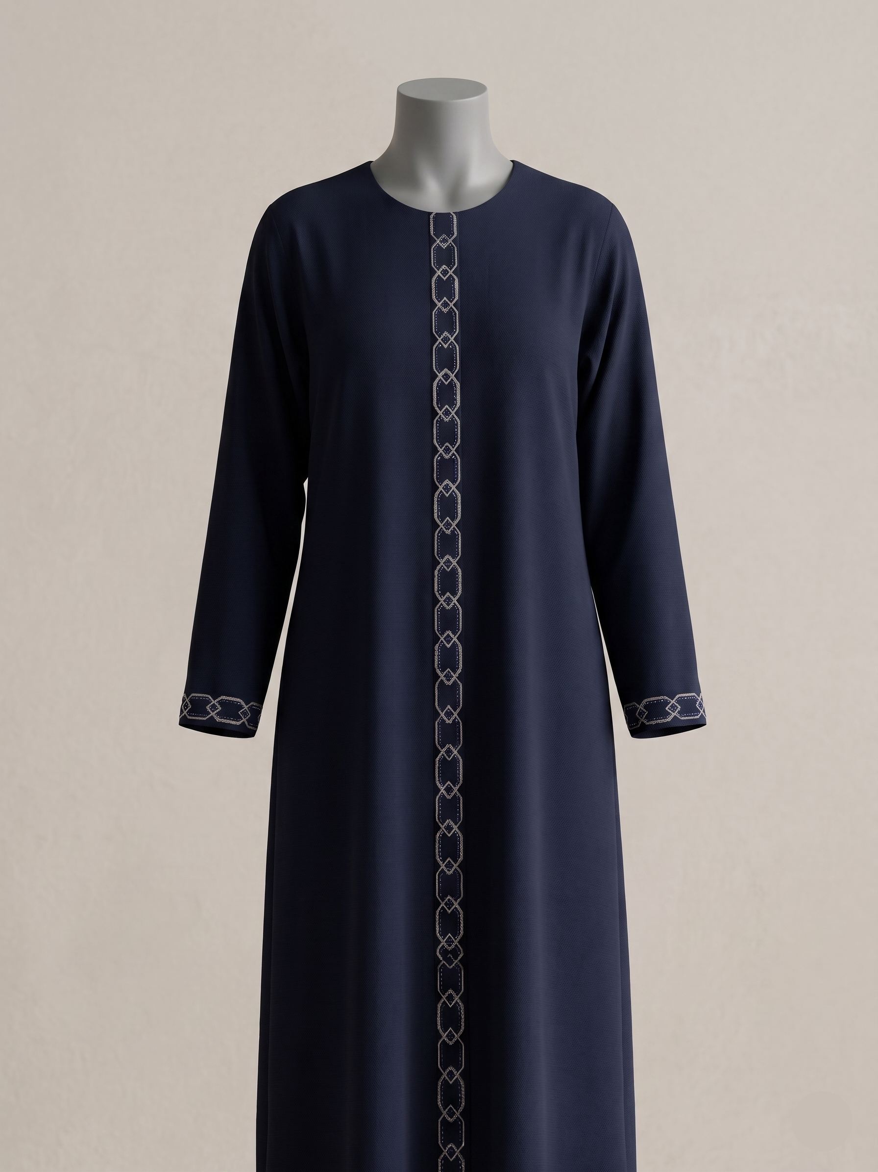 Black Embroidered Abaya