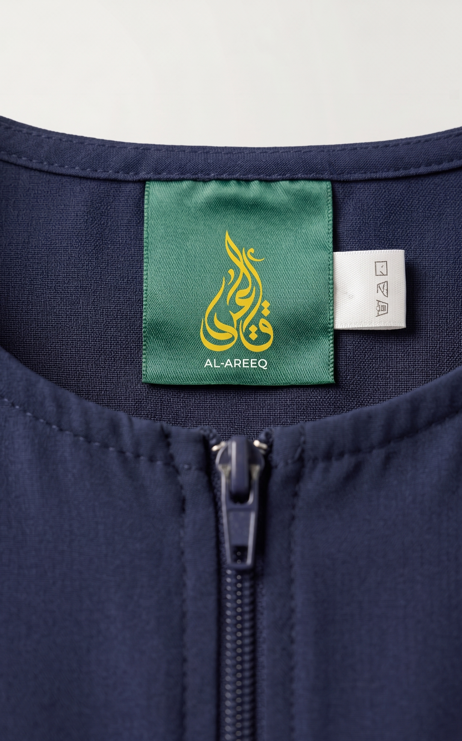 Navy Zippered Abaya | Al Areeq
