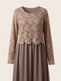 Lace Bodice Turkish Dress