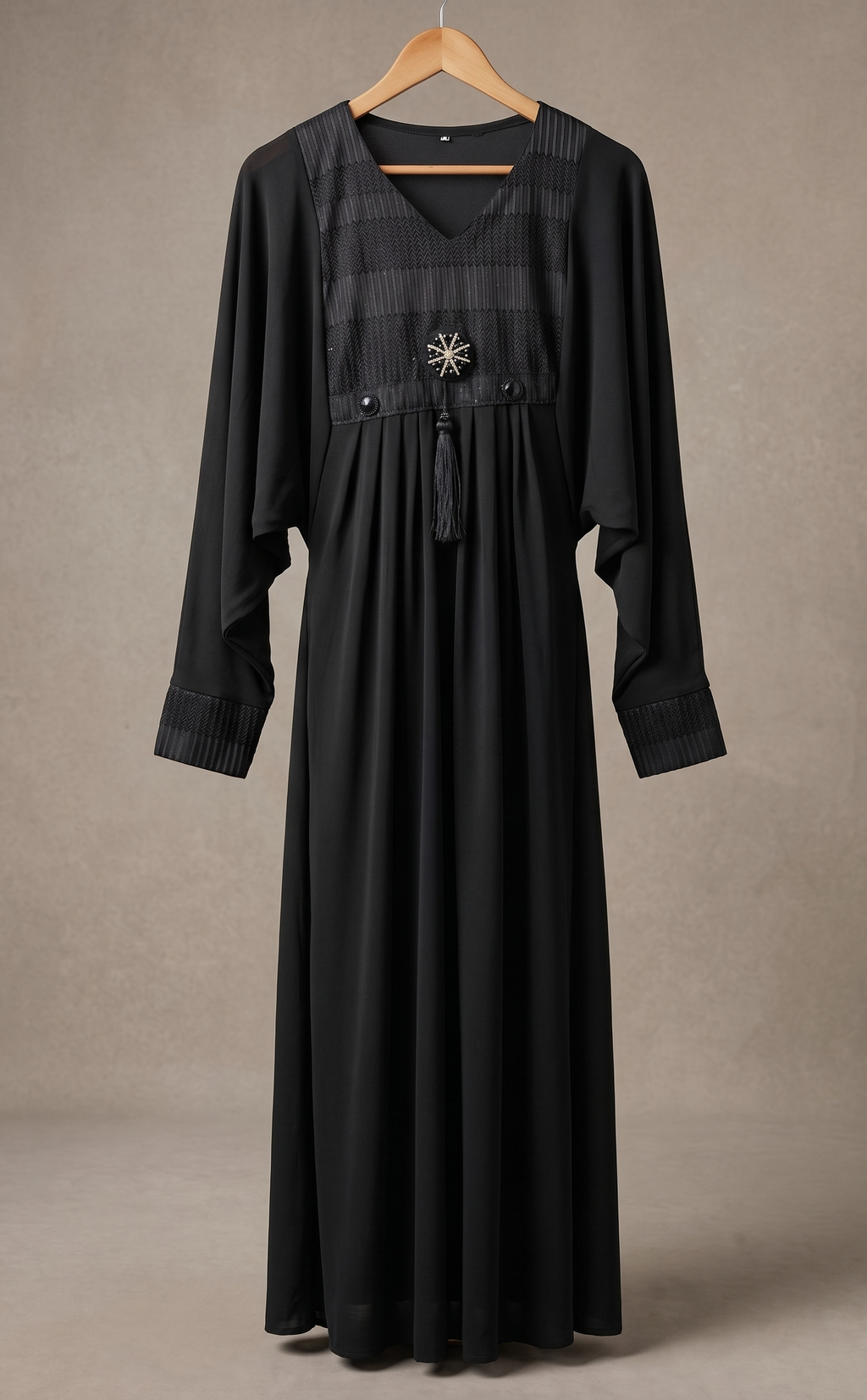 Jersey Embroidered Abaya UK