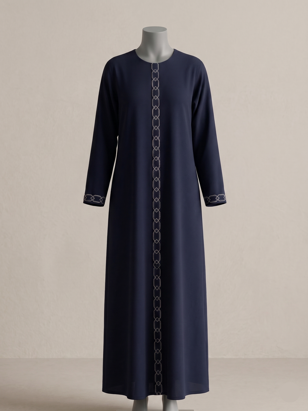 Black Embroidered Abaya