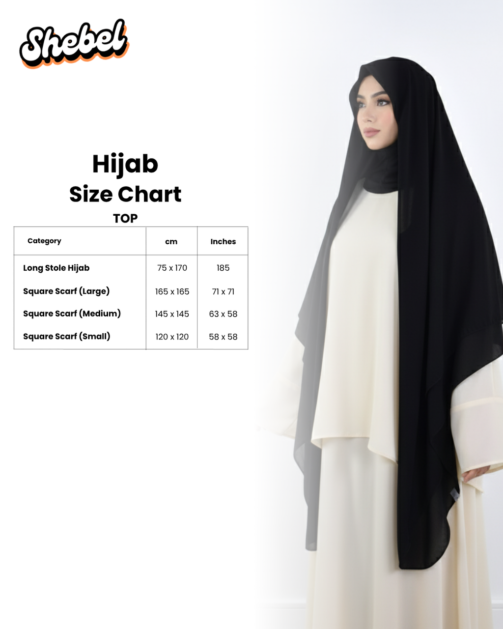 Plain Square Scarf