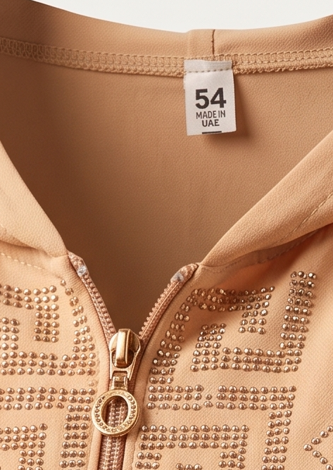 Embellished Hoodie Abaya | UAE