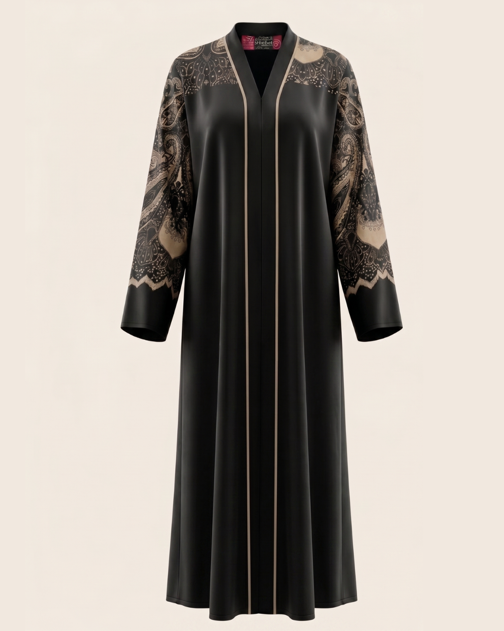 Black Printed Abaya | Jordan