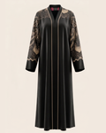 Black Printed Abaya | Jordan