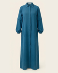 Blue Crepe Abaya | Janset