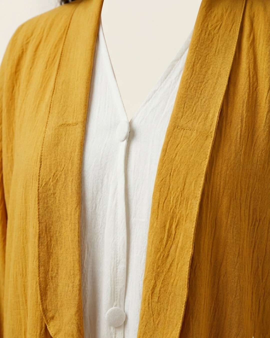Mustard Summer Abaya