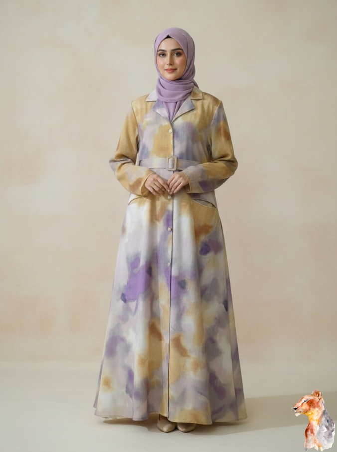 The Shebel's Signature Coat Abaya
