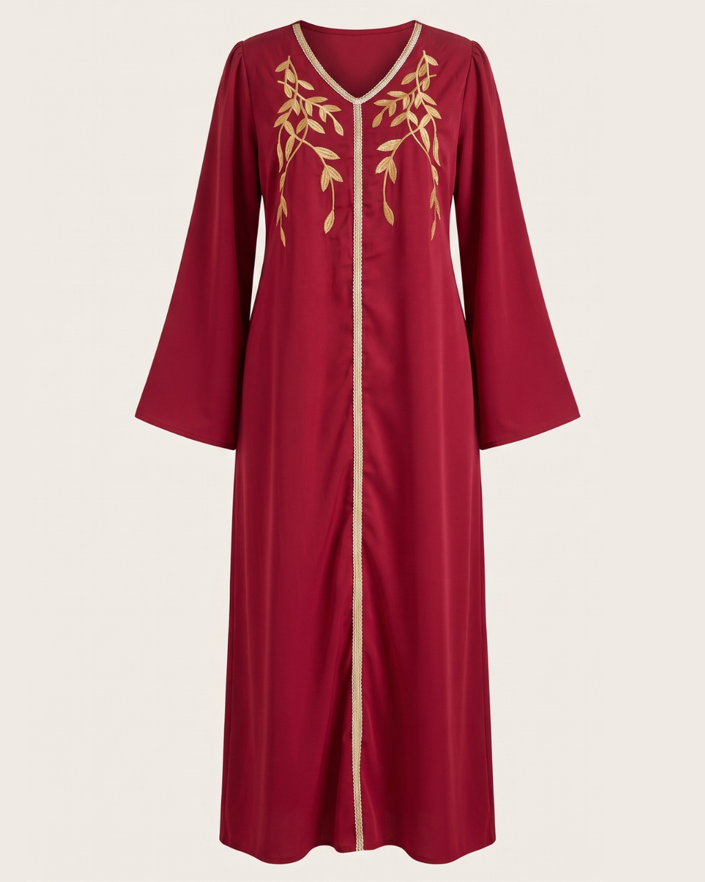 Maroon Jalbab Abaya | SHEIN