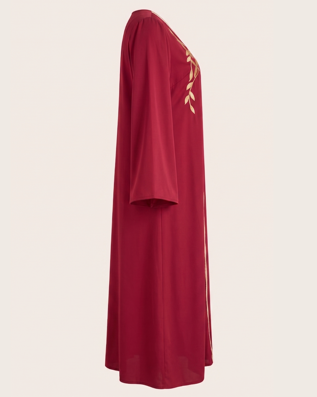 Maroon Jalbab Abaya | SHEIN