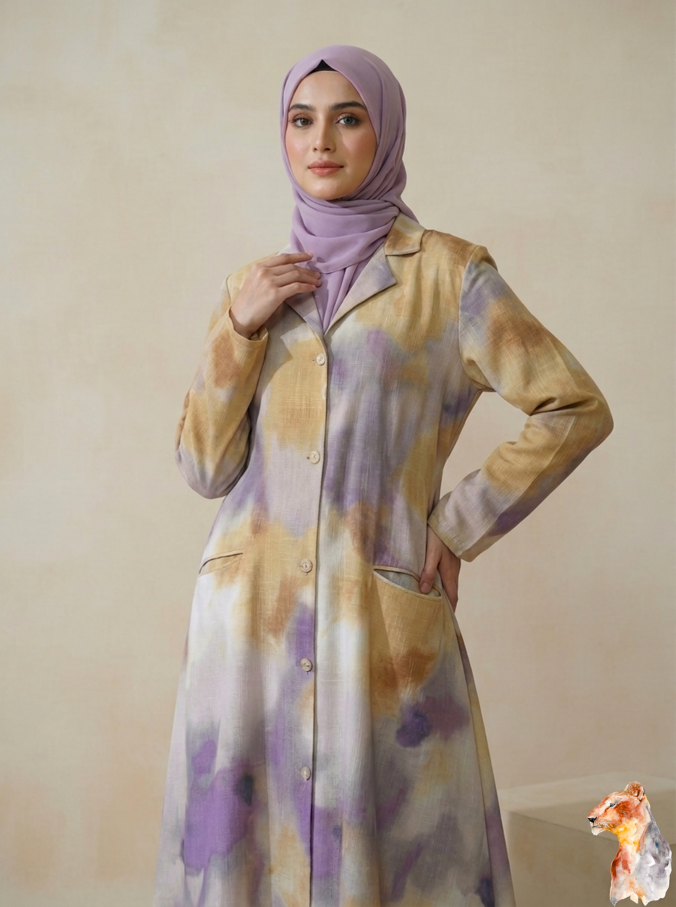 The Shebel's Signature Coat Abaya