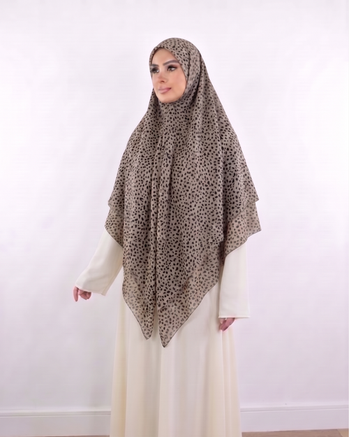 Cheetah Print Large Square Scarf