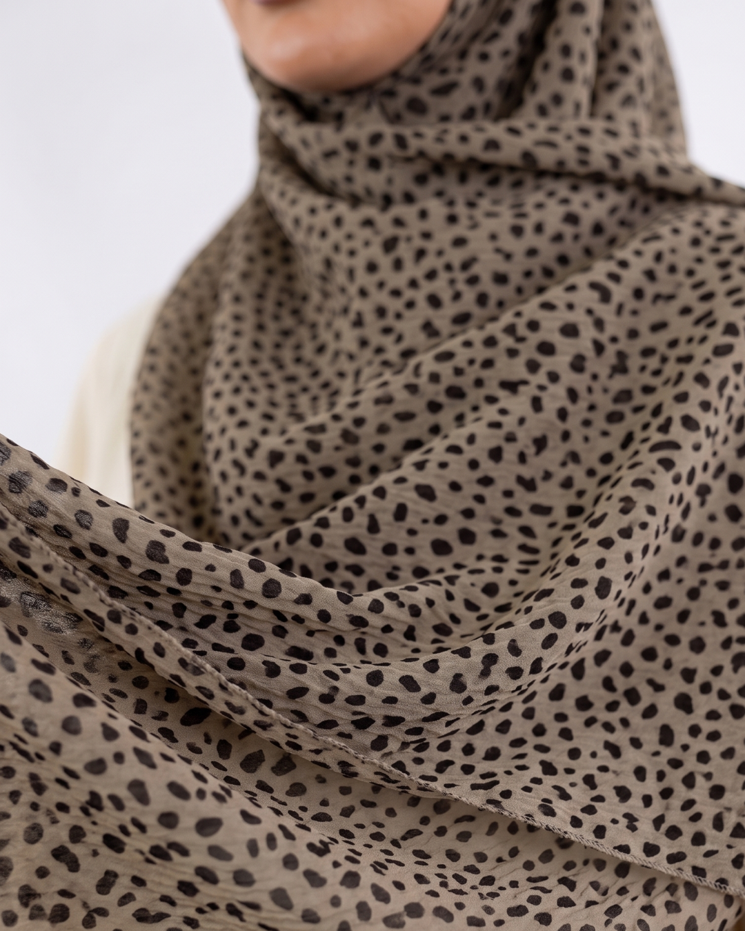 Cheetah Print Large Square Scarf