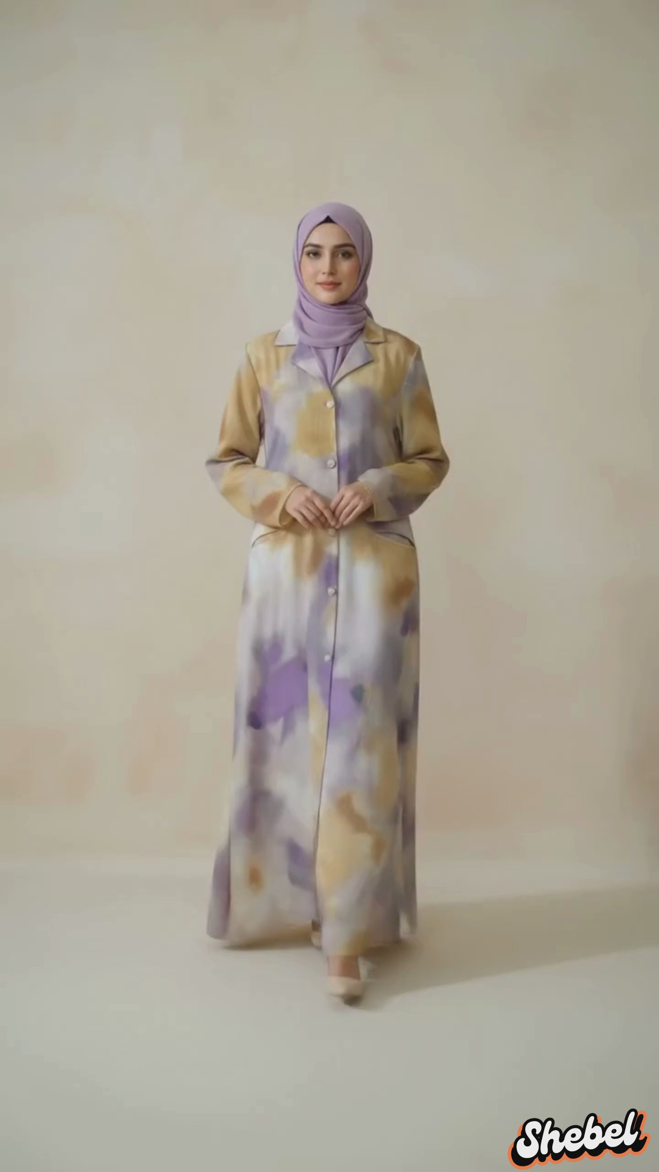 The Shebel's Signature Coat Abaya